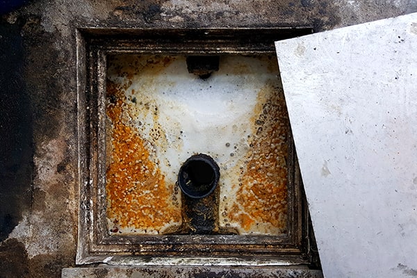 foul odors, slow drainage, and visible grease buildup are all signs that indicate the need for grease trap cleaning